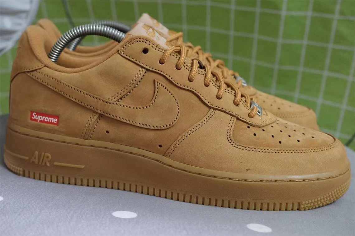 Supreme Nike Air Force 1 Low Wheat Flax Release Date | SneakerNews.com