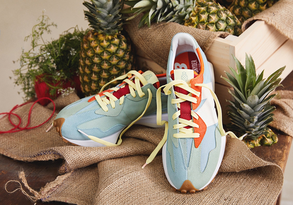 Todd Snyder New Balance 327 Farmers Market Pineapple 1
