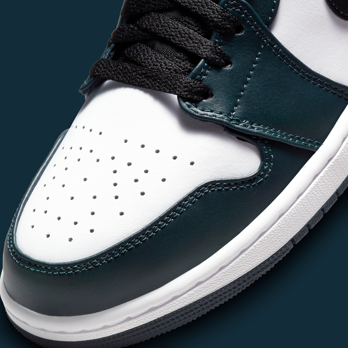 Air Jordan 1 Low Dark Teal 553558-411 Release | SneakerNews.com