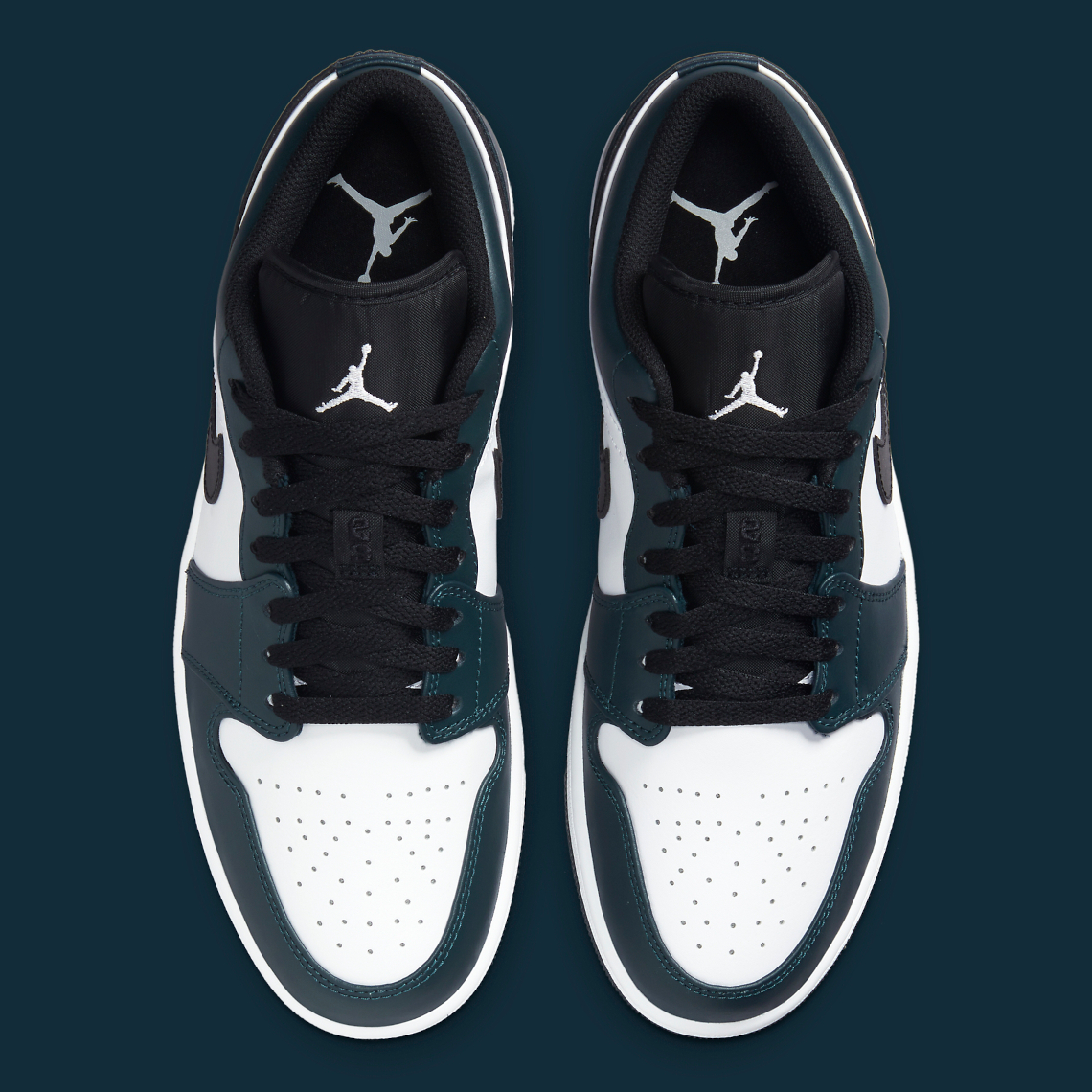 jordan 1 dark teal low