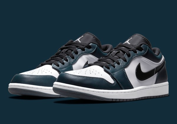 Air Jordan 1 Low Dark Teal 553558-411 Release | SneakerNews.com