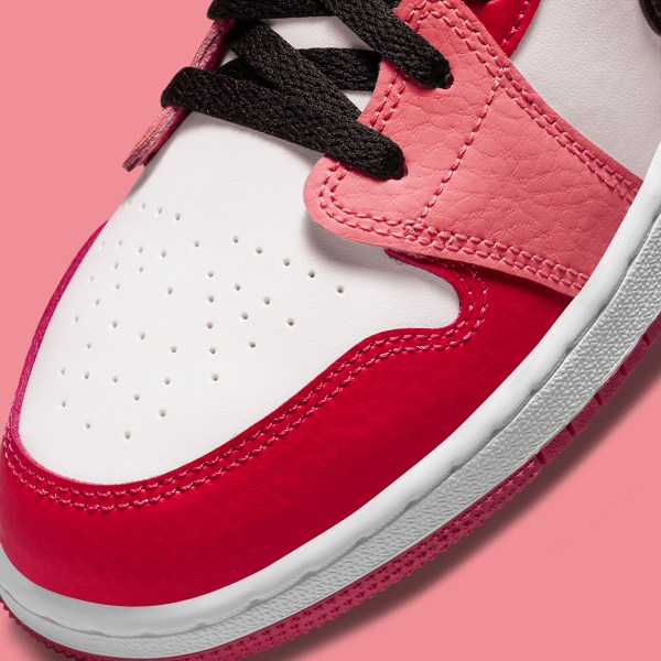 Air Jordan 1 Low Gs Pink 553560-162 Release Info 