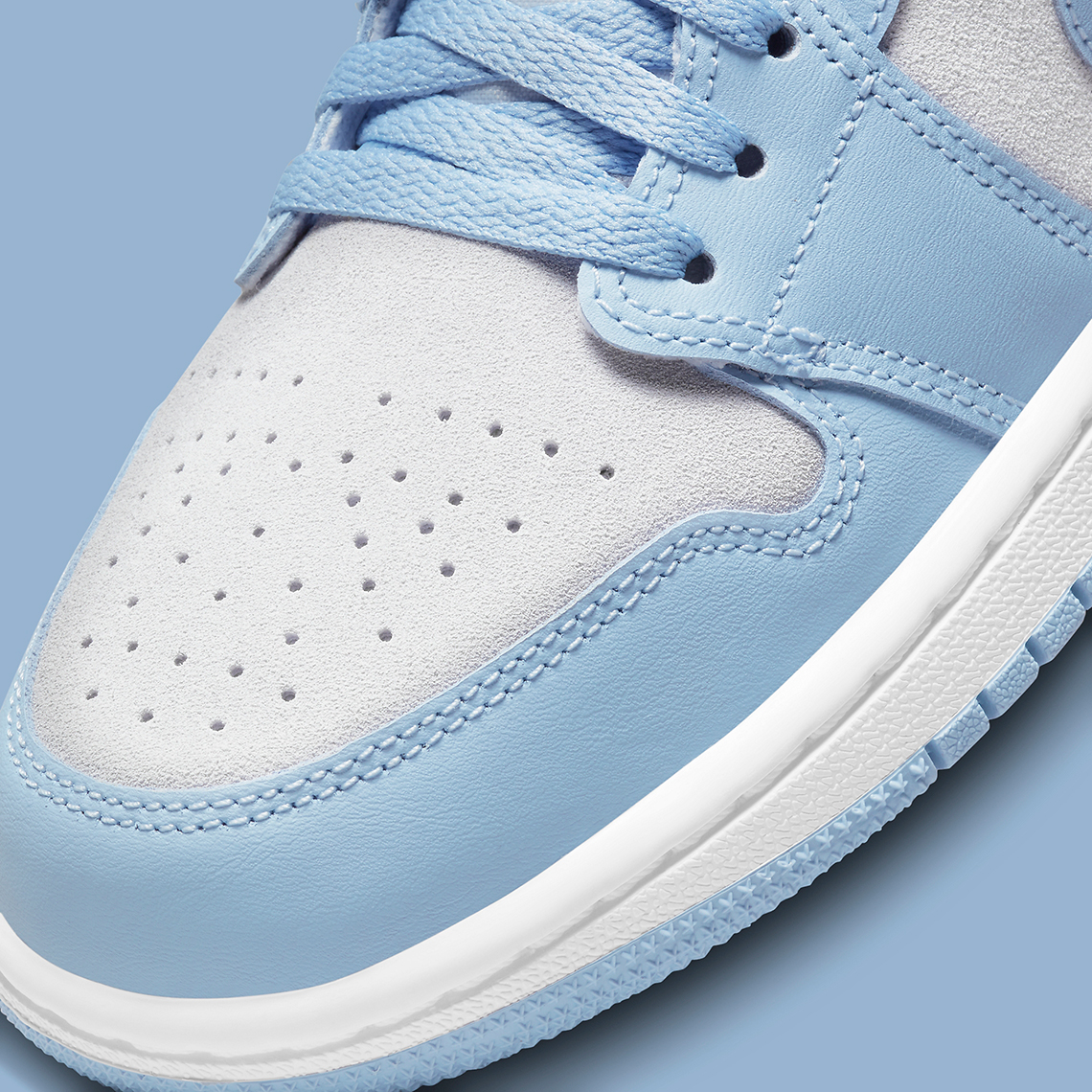 light blue air jordan 1 low