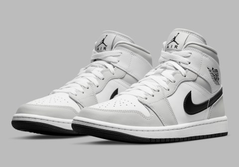 Air Jordan 1 Mid W Light Smoke Grey BQ6472-015 | SneakerNews.com