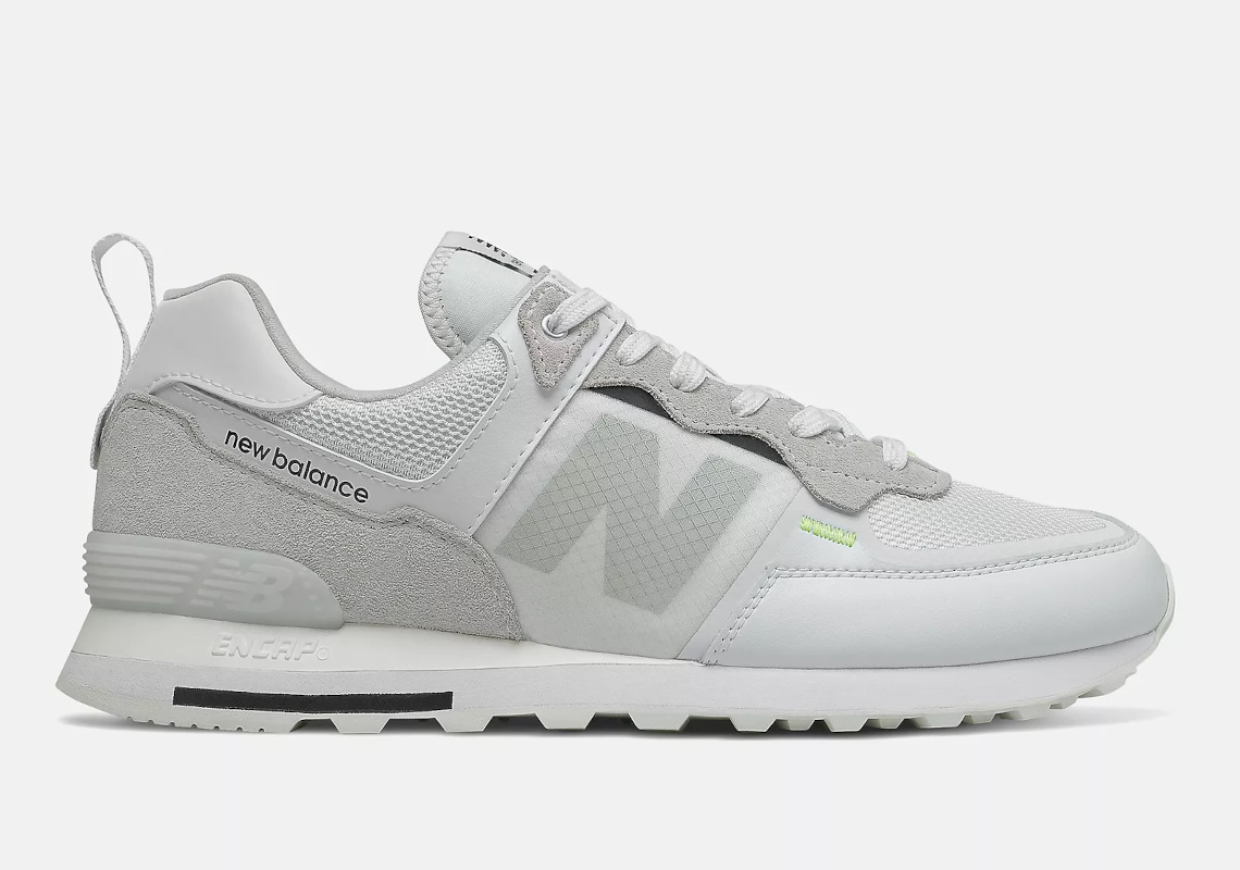 The New Balance 574's Sporty Version Gets A "White/Summer Fog" Update