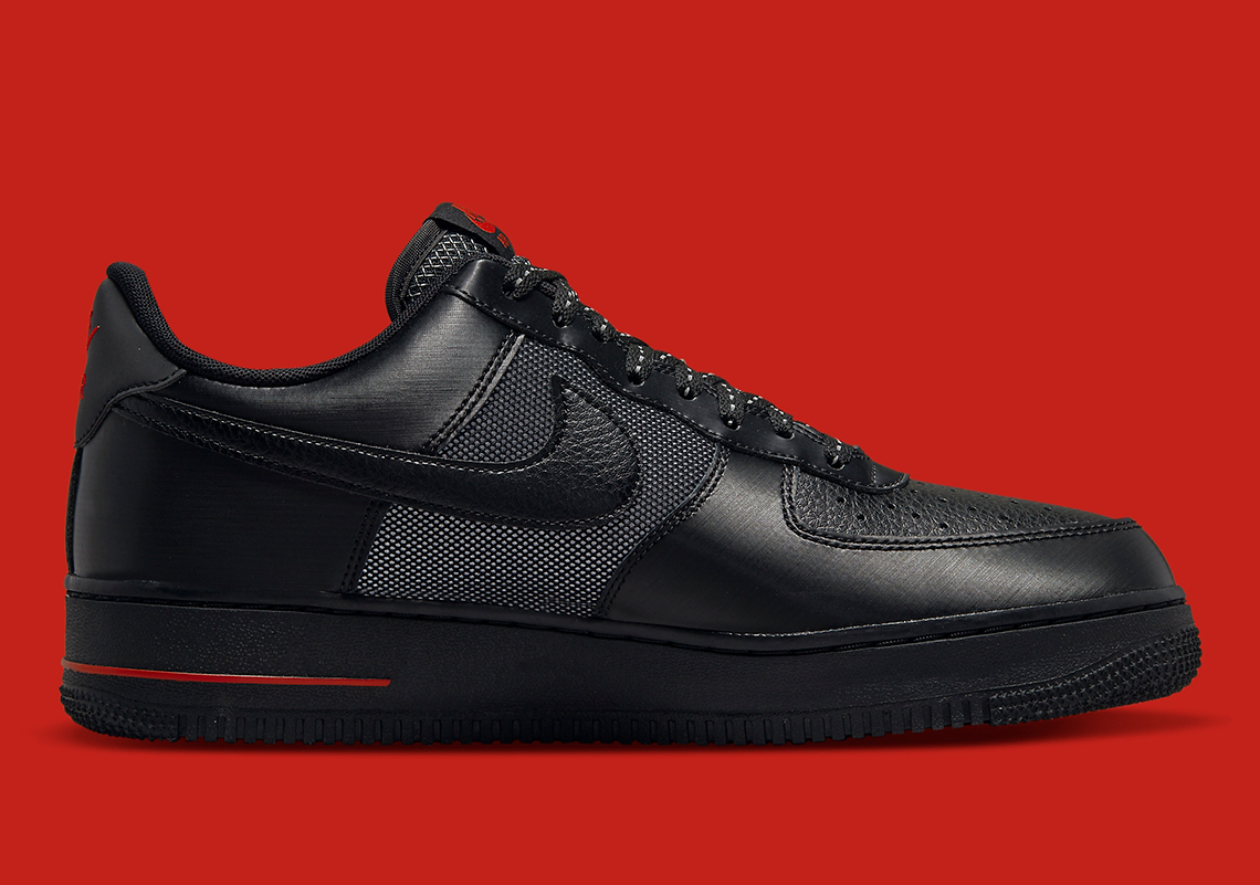 Nike Air Force 1 Black Red DO6389-001 | SneakerNews.com