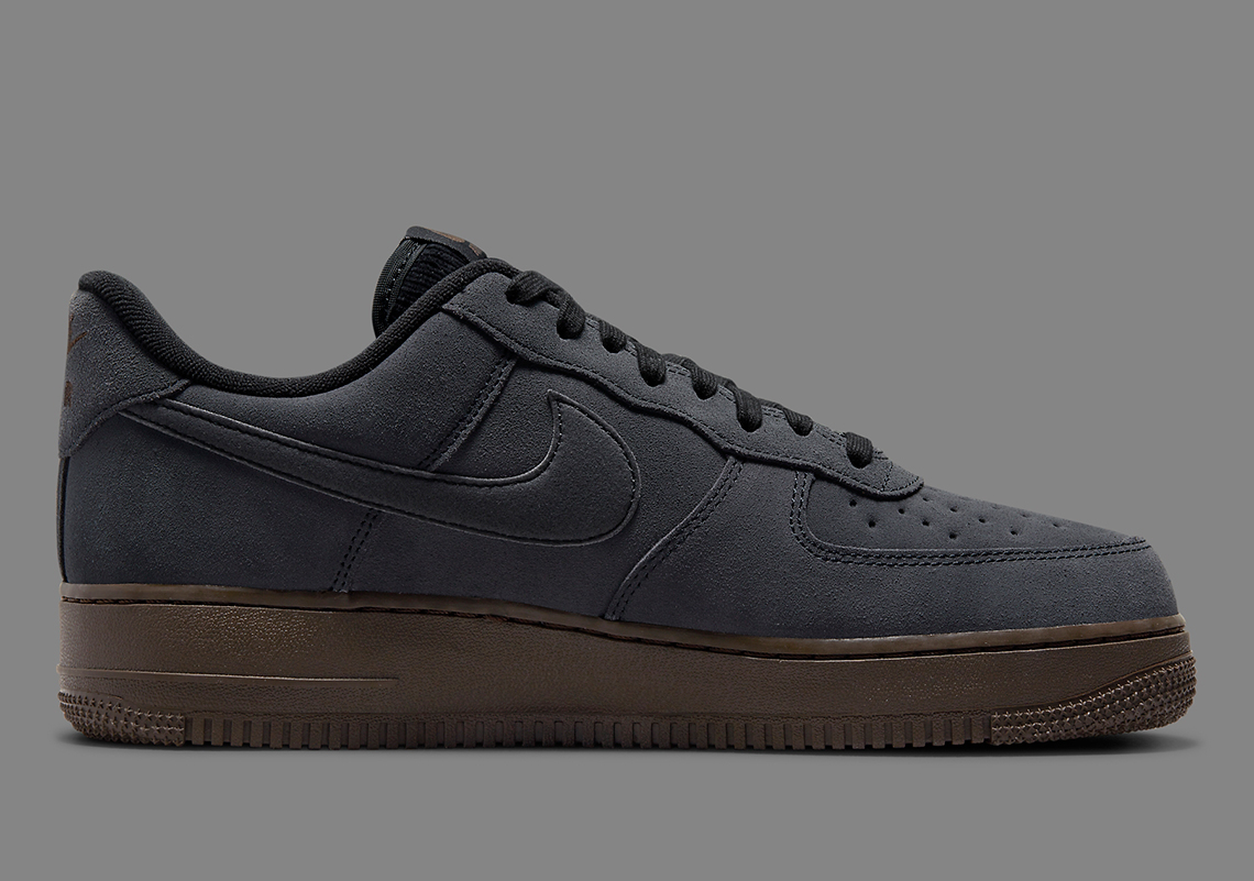 Nike air force 1 daim online noir