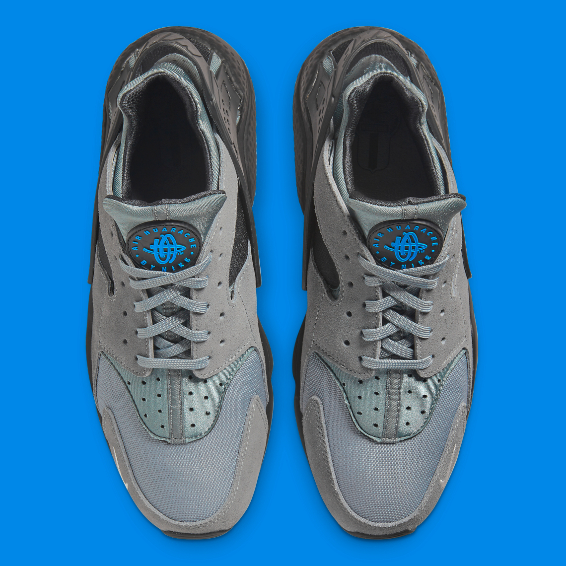 Nike Air Huarache Black/Blue/Silver FD0656-001