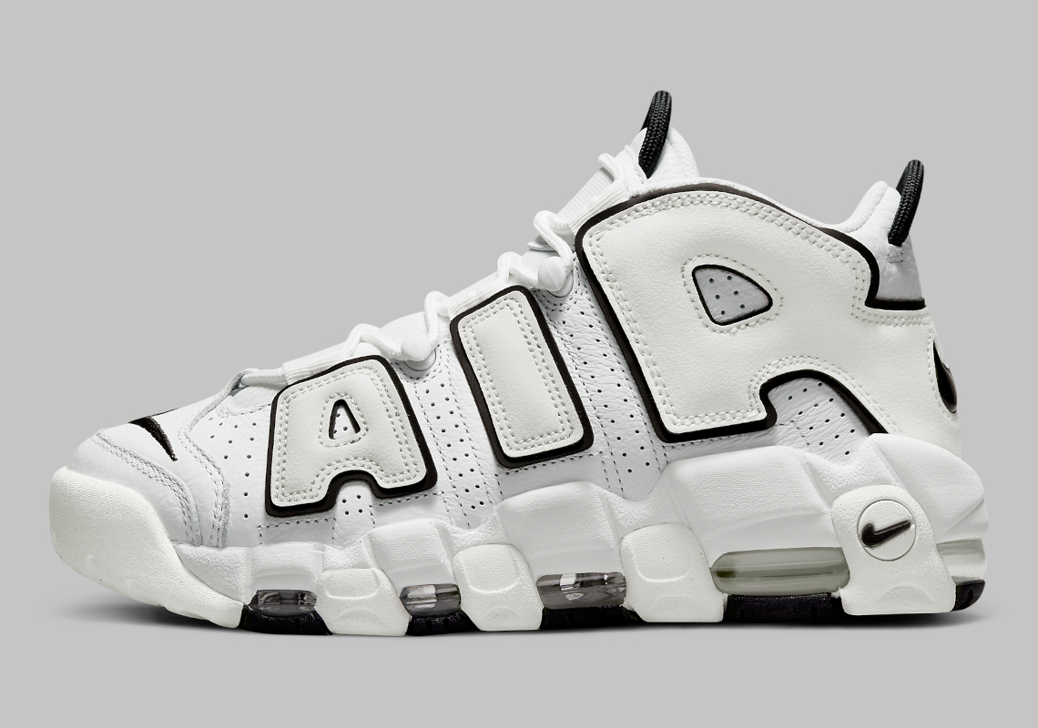 The Nike Air More Uptempo Appears In Classic "White/Black"