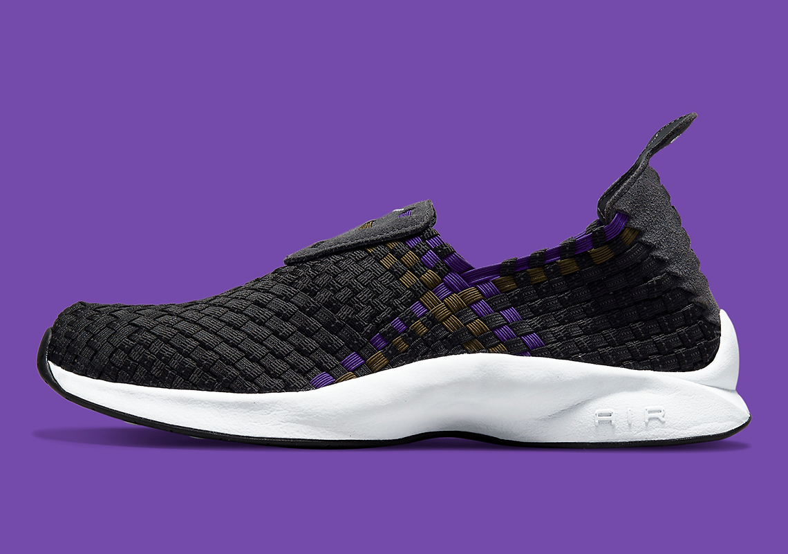 Nike Air Woven Black Coat Purple Medium Olive DN1773-010 | SneakerNews.com