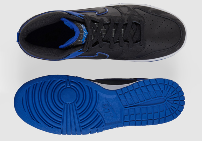 Nike Dunk High Blue Camo