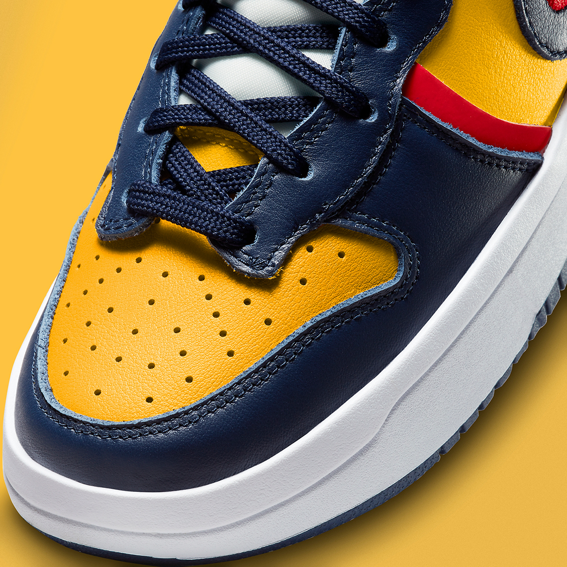 dunk high rebel michigan