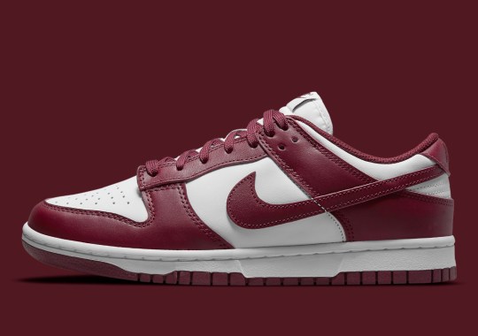 Official Images Of The Nike Dunk Low “Team Red/Bordeaux”