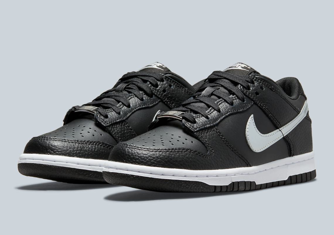 The NBA's 75th Anniversary Collection To Include A "Black/Silver" Nike Dunk Low
