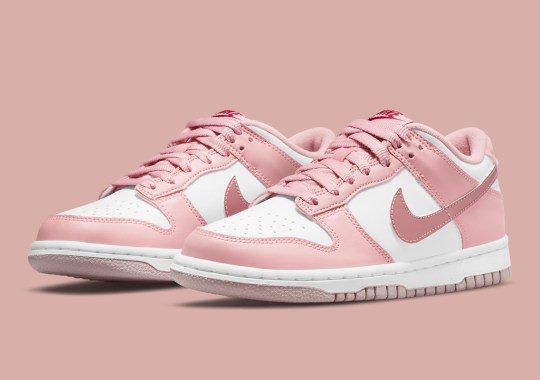 Official Images Of The Nike Dunk Low “Pink Velvet”