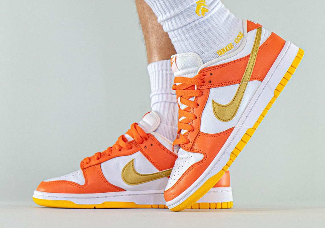 Nike Dunk Low Golden Orange Release Info 1