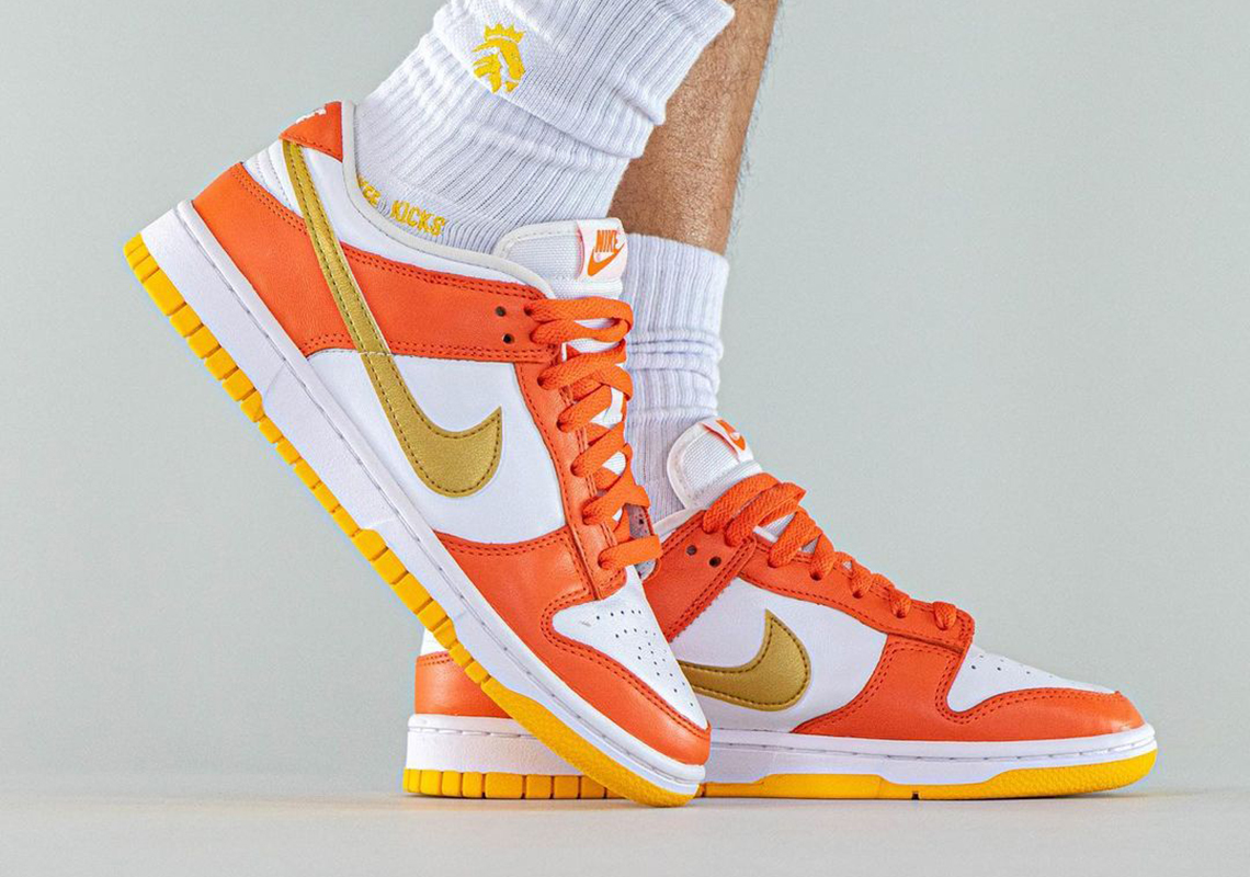 Nike Dunk Low Golden Orange Release Info 4