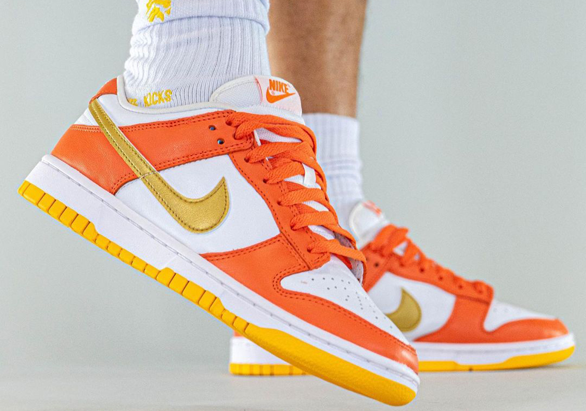Nike Dunk Low Golden Orange Release Info 7