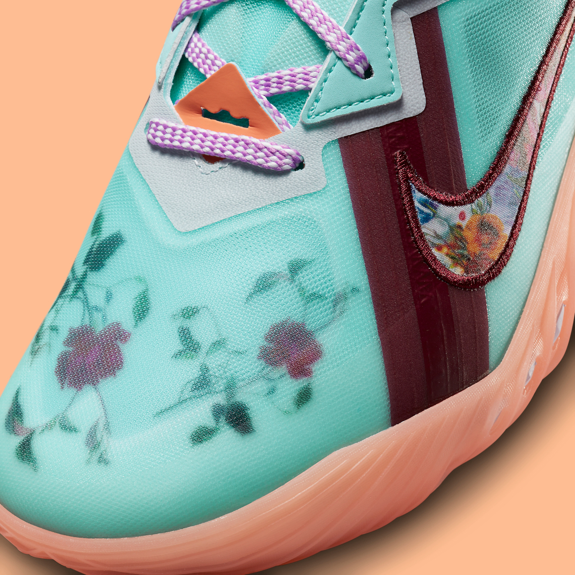 Nike LeBron 18 Low Floral CV7562-400 Release Date | SneakerNews.com
