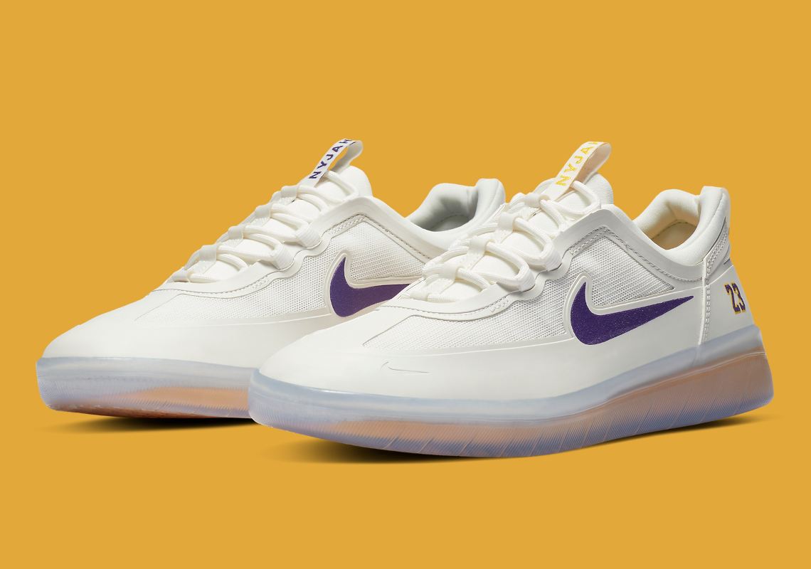 Nike SB Nyjah Free 2 Lakers DA3439-100 Release | SneakerNews.com