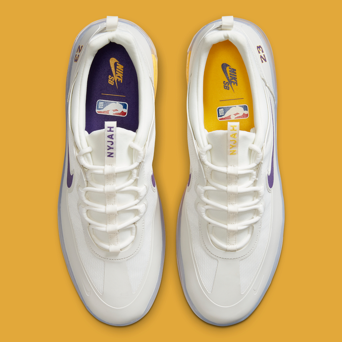 Nike SB Nyjah Free 2 Lakers DA3439-100 Release | SneakerNews.com