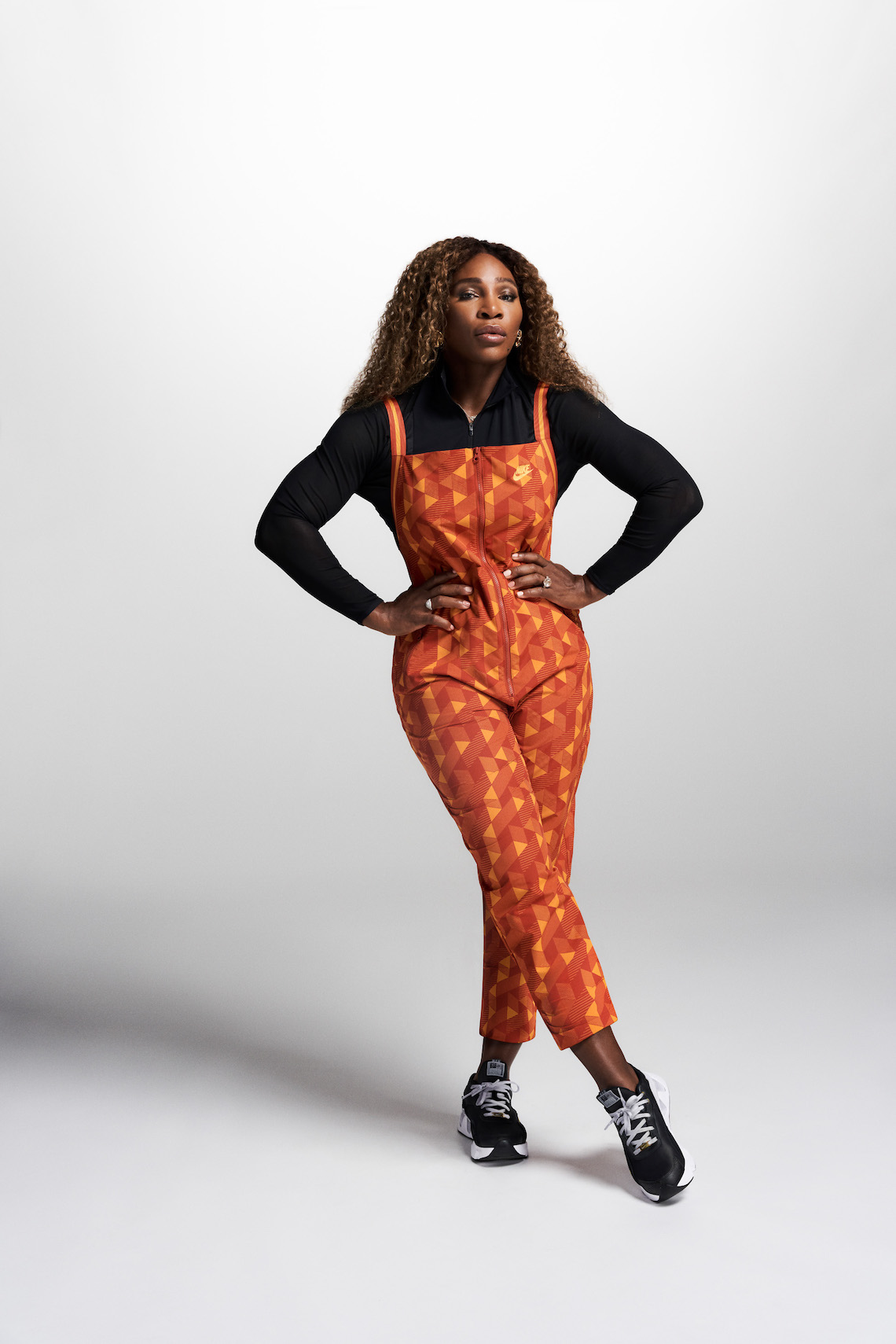 Nike Size M L XL Serena Design Women's Printed Tennis Jumpsuit