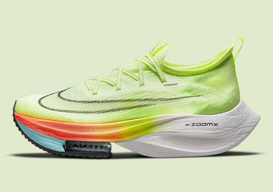 Volt Uppers And Gradient Soles Brighten Up This Nike Zoom AlphaFly NEXT%
