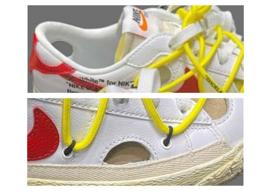 Sneak Peek At The Second Off-White x Nike Blazer Low Colorway
