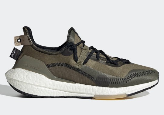 The Parley x adidas UltraBoost 21 Sees An Olive Makeover