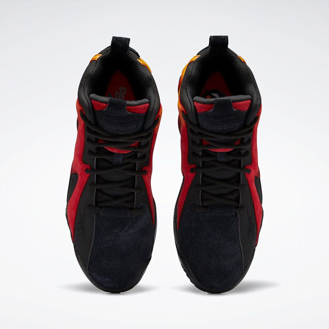 Reebok Kamikaze II Black Flash Red Semi Solar Gold H01318