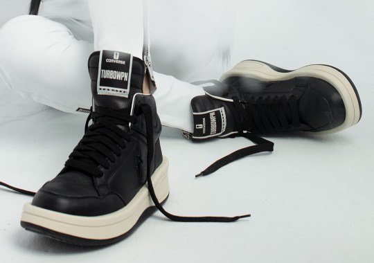 Rick Owens Transforms The Iconic Converse Weapon Into The TURBOWPN
