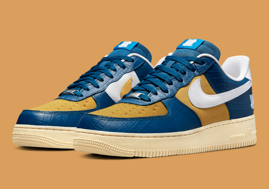 undefeated air force 1 blue yellow