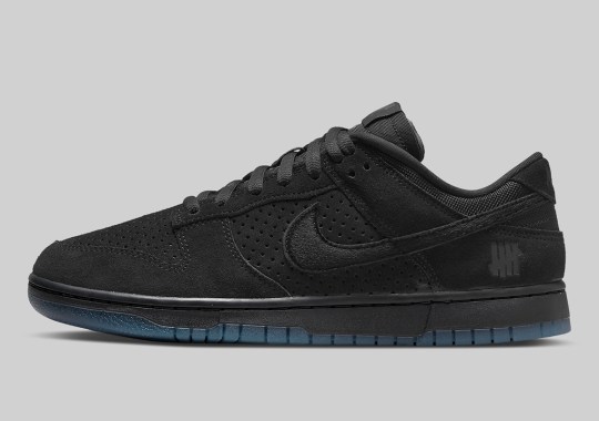 The UNDEFEATED x Nike Dunk Low “Dunk vs. AF-1” Officially Appears In An All-Black Colorway