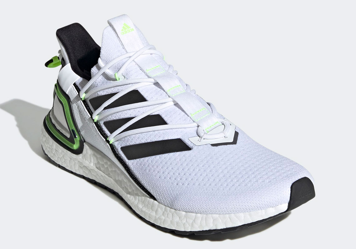adidas UltraBOOST 20 Lab Signal Green GY8108 | SneakerNews.com