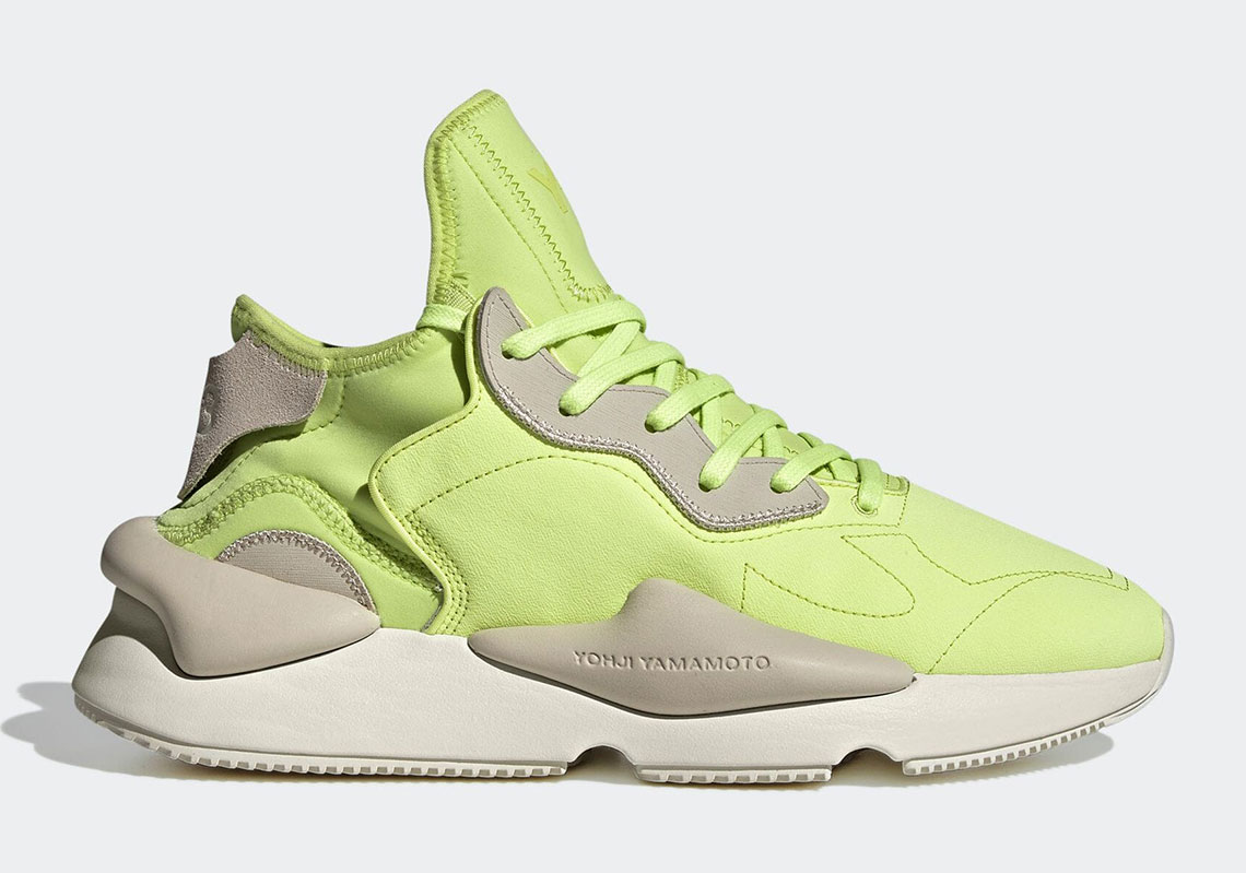 The adidas Y-3 Kaiwa Returns In A "Semi Frozen Yellow" Outfitting