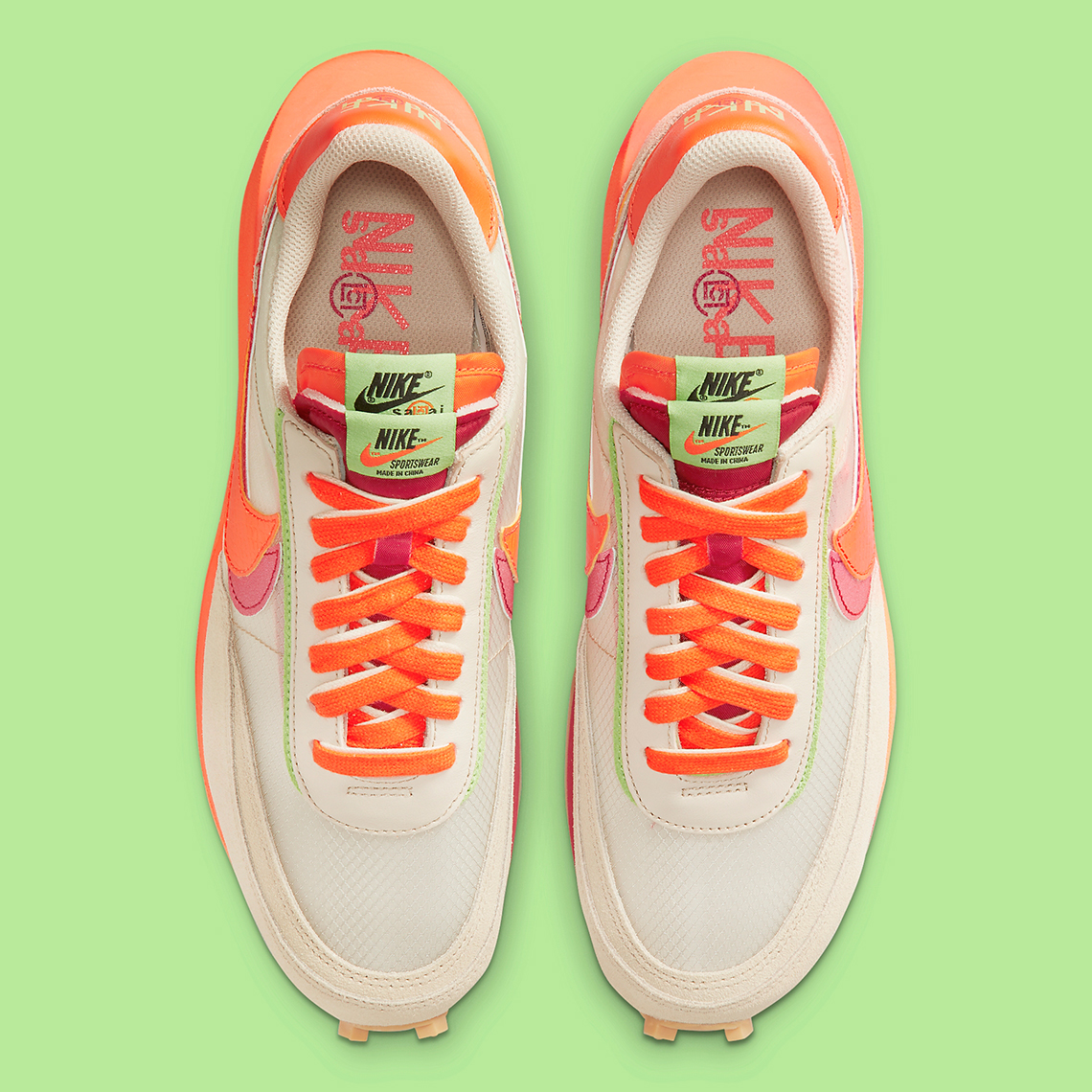 CLOT sacai sacai waffle laces Nike LDWaffle DH1347-100 Release Date | SneakerNews.com