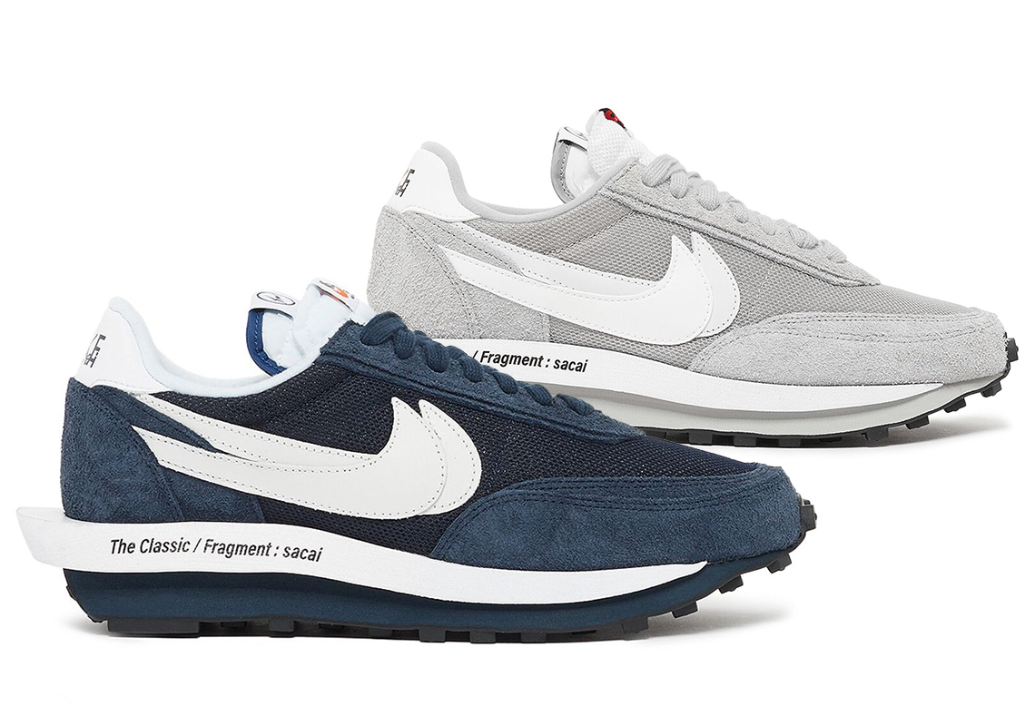 fragment sacai Nike LDWaffle Grey Navy Release Info | SneakerNews.com