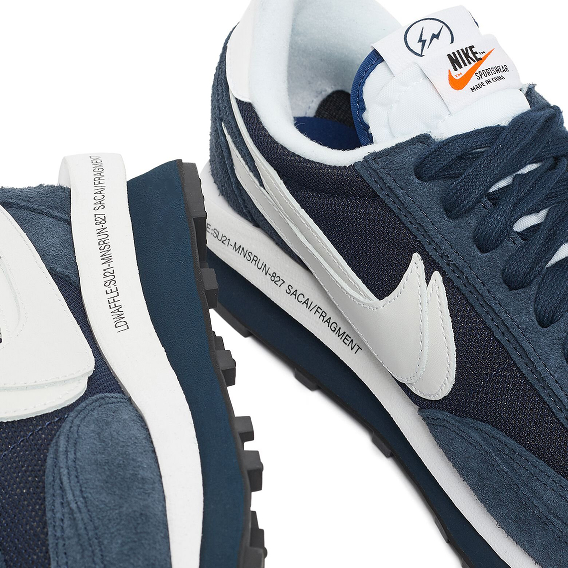 fragment sacai Nike LDWaffle Grey Navy Release Info | SneakerNews.com