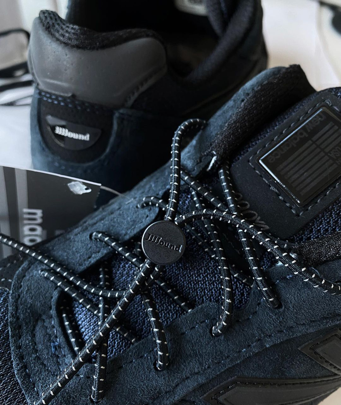 JJJJound New Balance 990v4 Navy Black Release | SneakerNews.com