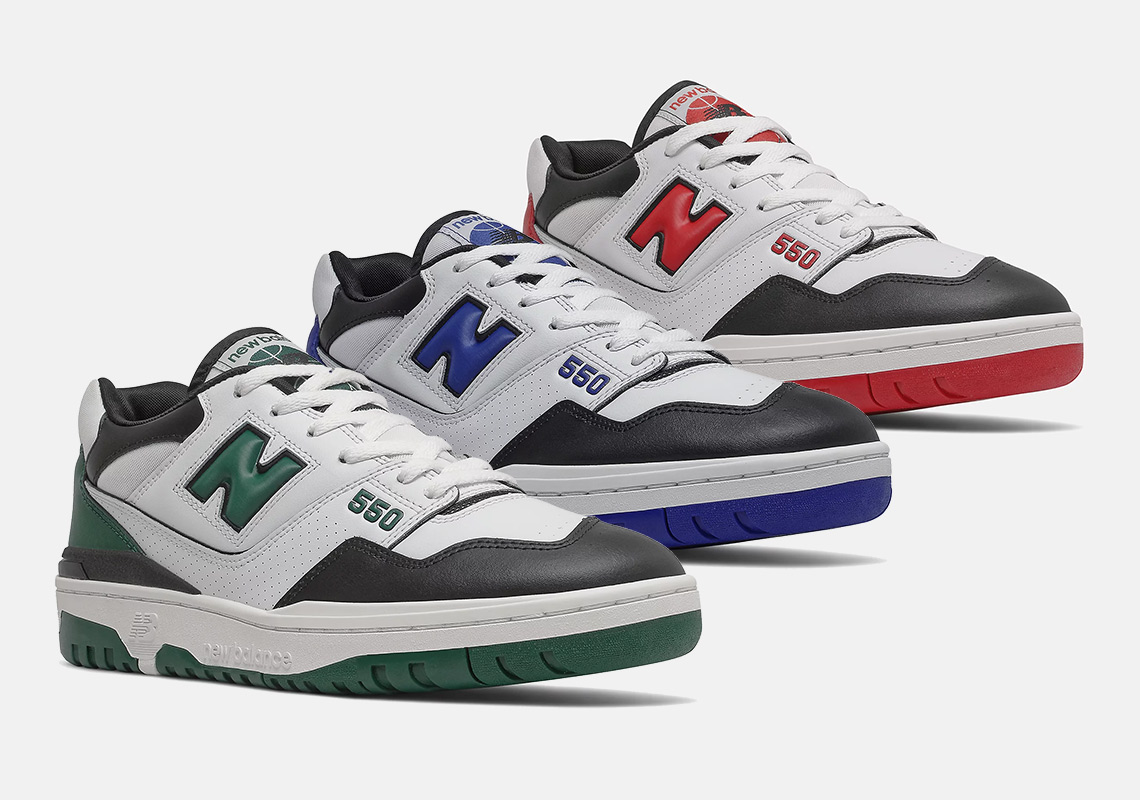 The New Balance 550 Scores With A Trio Of Killer Colourways Sneaker ...