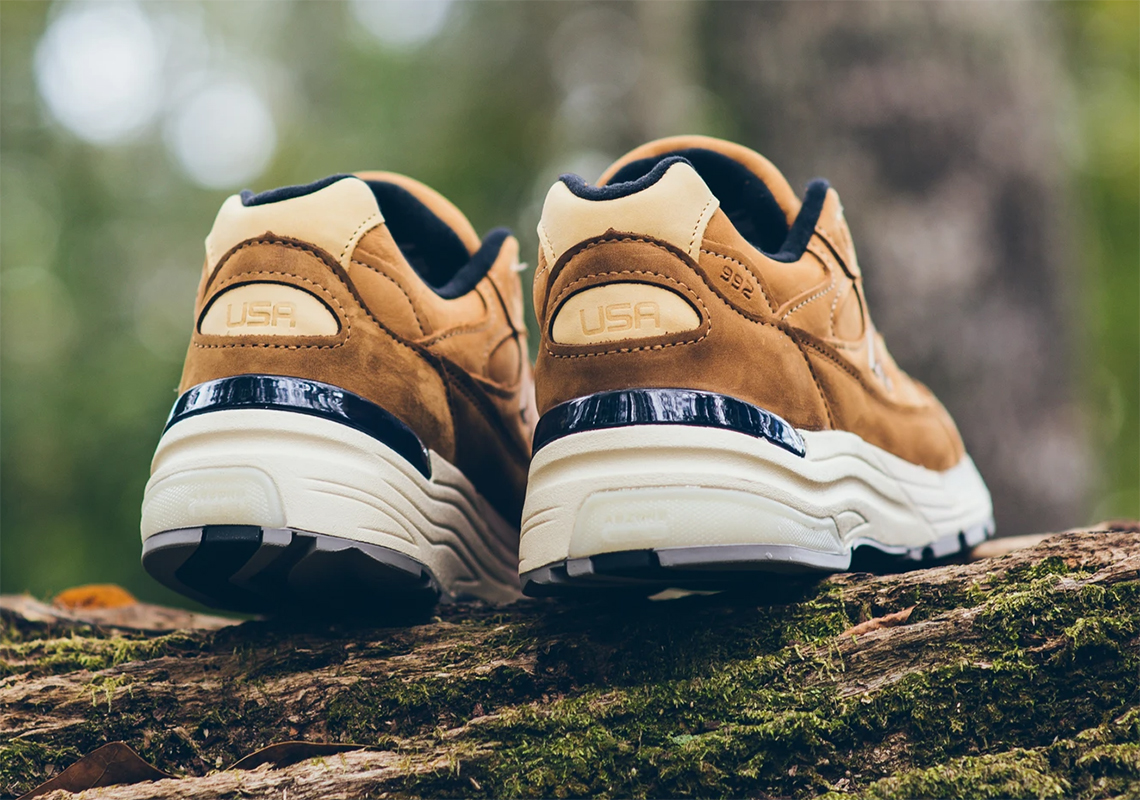 new balance 992 wheat