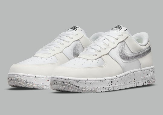 Nike Styles Recycled Materials Onto The Air Force 1 Low Crater