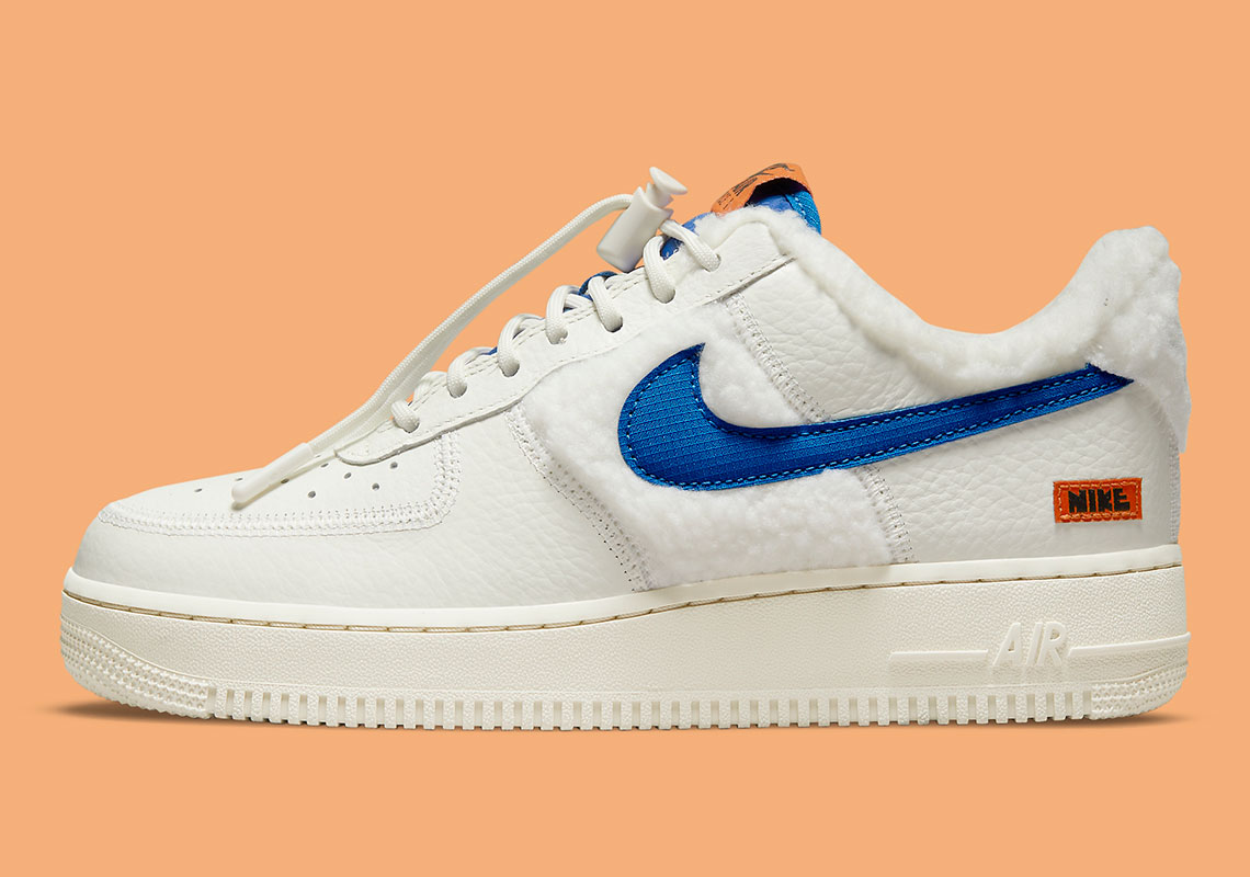 blue orange white air force ones Cinosural International School