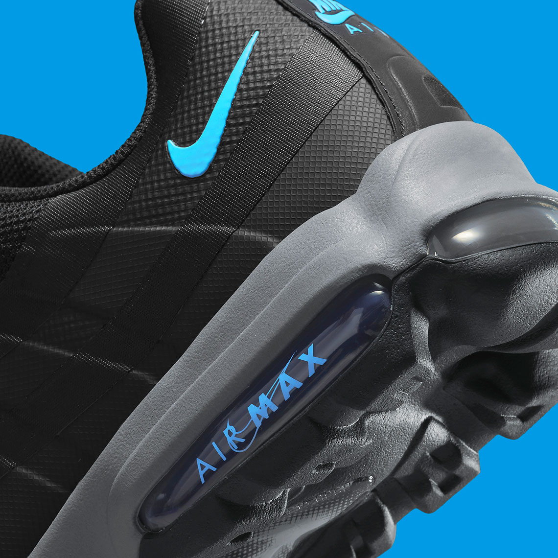 Nike Air Max 95 Black Blue Do6705 001 1