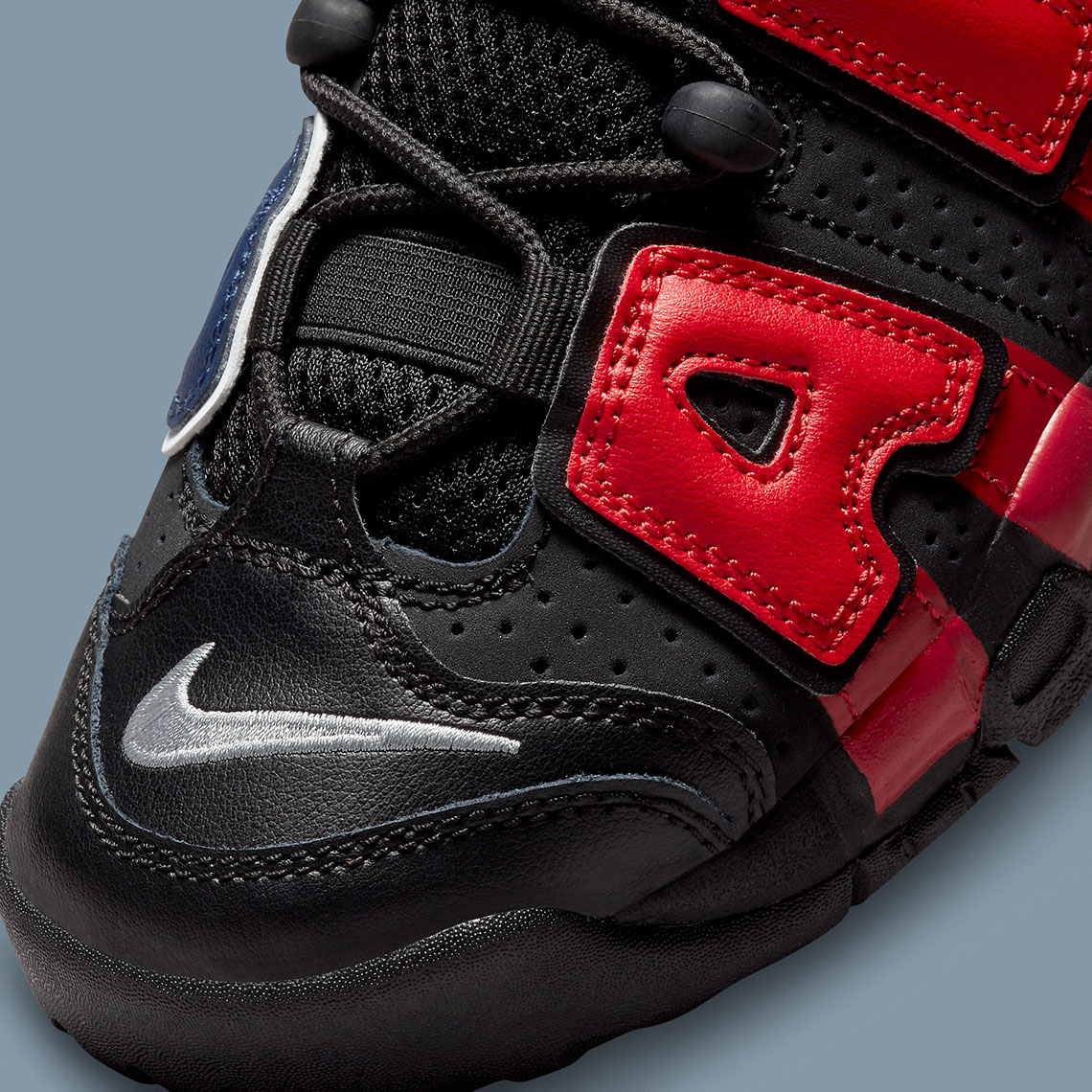 Nike Air More Uptempo Black Navy Red DM0017-001 | SneakerNews.com