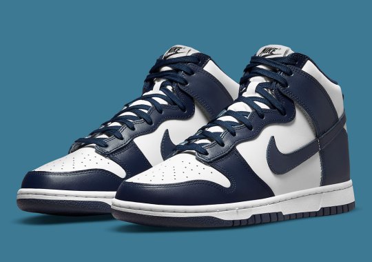Nike Dunk High “Championship Navy” Releasing In Full Family Sizes On October 8th