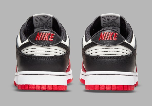 NBA Nike Dunk Low EMB Sail Black Chile Red DD3363-100 | SneakerNews.com