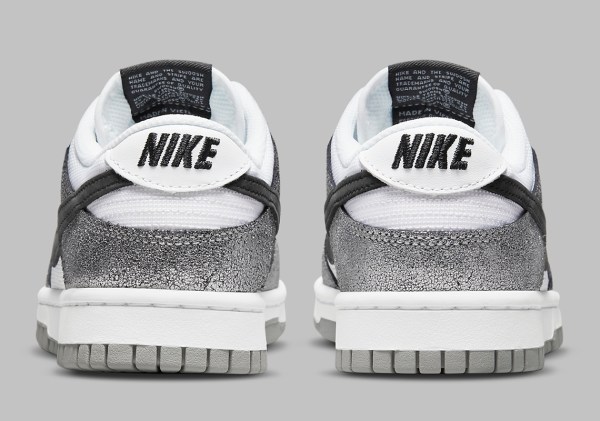 Nike Dunk Low Cracked Leather Silver Black White DO5882-001 ...