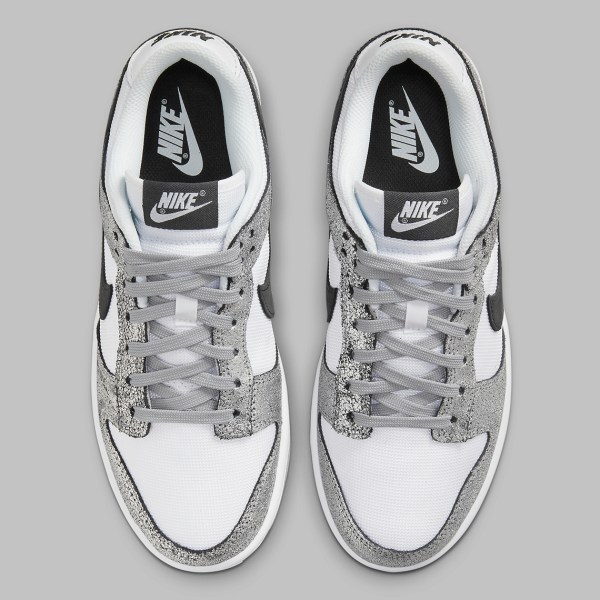 Nike Dunk Low Cracked Leather Silver Black White DO5882-001 ...