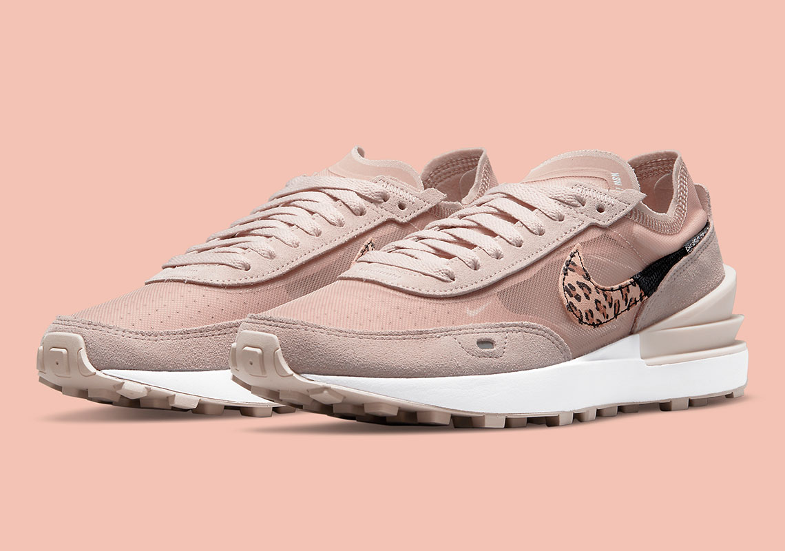 A "Pink Leopard" Option Is Joining A Pack Of Nike Waffle Ones